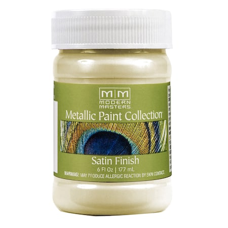 Modern Masters Metallic Paint, WaterBase, Flash Gold, 6 oz ME164